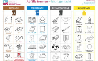 Infografik Mülltrennung